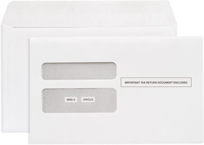 Dutymark 50 W2 Forms 2025 with Envelopes, 6 Part W2 Tax Forms for 50 Employees IRS Compatible Laser Forms with 3 W3s, Works with Quick Books in Other Software - Includes 50 Self-Seal Envelopes - Image 5